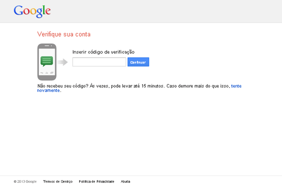 Criar e-mail Gmail - Etapa 04