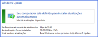 Atualizações automáticas do Windows Update