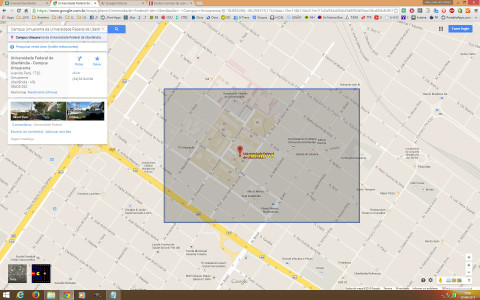 PacMan no Mapa do Google