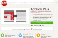 Tela inicial site adblockplus.org/